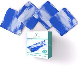Fluorescent Light Covers for Classroom, Office, Hospital Set 4